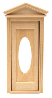 Victoriaanse deur met ovaal; schaal 1op24