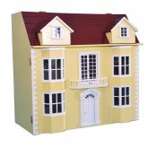 Bristol poppenhuis, ongeschilderd; geschilderd; gebouwde poppenhuizen, bouwpakketten van poppenhuizen of kinder poppenhuis; doe