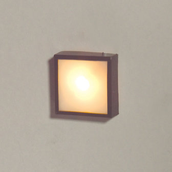 Wandlamp, modern vierkant