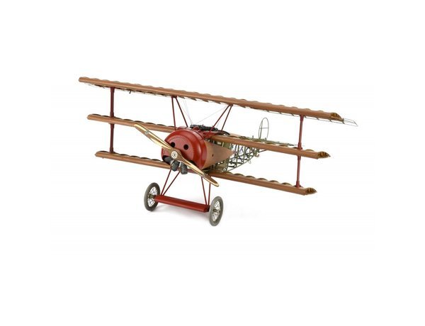 Fokker Dr.1 vliegtuig schaal 1:16; houten modelbouw; Artesania;  Artesania Latina; Fokker