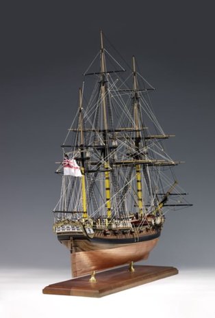H.M.S. Pegasus; houten modelbouw; amati; AMATI; modelbouw boot; schaal 1op150; schaal 1:150; Pegasus;