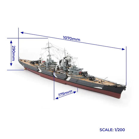 OcCre; Modelbouw schepen; Modelbouw; 16000; OC16000; Prinz Eugen