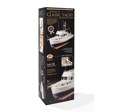 Grand Banks 46 Classic Yacht; houten modelbouw; amati; AMATI; modelbouw boot; 