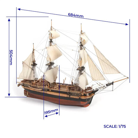 OC12009; modelbouw; Occre modelbouw; nederlandse bouwbeschrijving; HMS Erebus; 12009