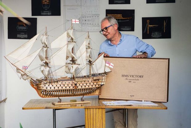 HMS Victory Houten Scheepsmodel 1:87