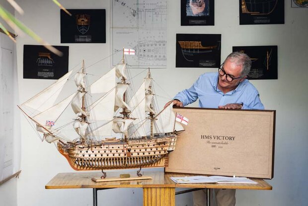 HMS Victory Houten Scheepsmodel 1:87