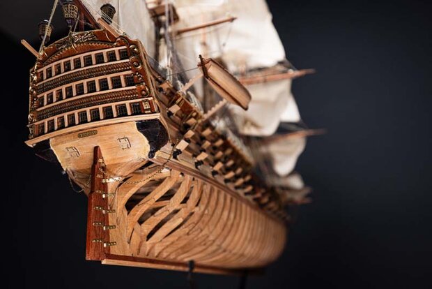 HMS Victory Houten Scheepsmodel 1:87