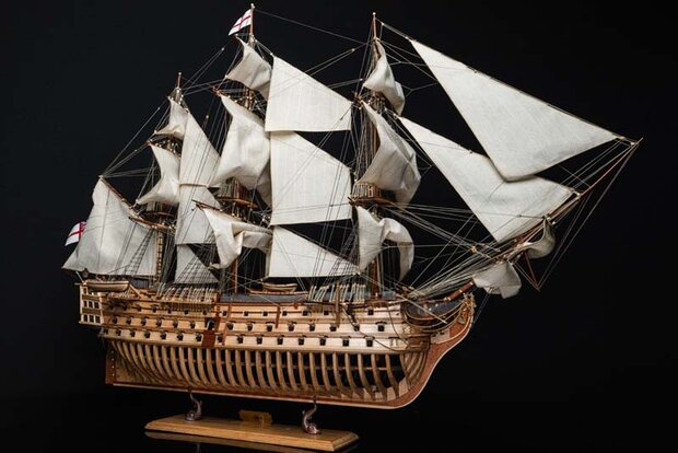 HMS Victory Houten Scheepsmodel 1:87