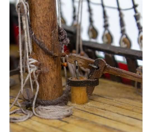 Kolderstok, modelbouwpakket, VOC Retourschip Batavia, modelbouw, schip, Batavia, Gouden Eeuw, historische schepen, modelbouw vo
