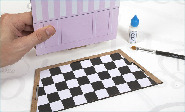 Junior diorama Cupcake winkel