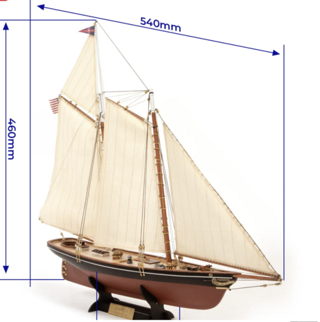 America 1851 Yacht Model Kit