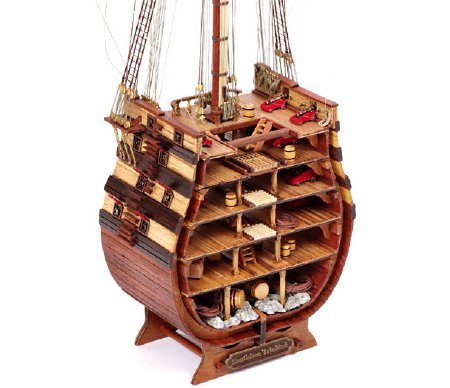 Santísima Trinidad; OC15800; Occre; Modelbouw schepen; Modelbouw; OcCre; Nederlandse bouwbeschrijving; 15800; modelbouw;