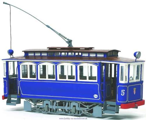 Tram Tibidabo Tramvia Blau voor spoor G; 53001; nederlandse bouwbeschrijving; OcCre; Occre modelbouw; modelbouw; modelbouw; mod