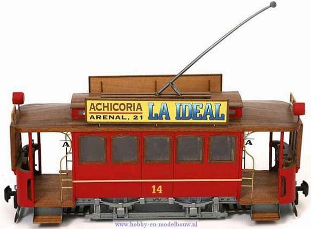 53002; Tram Cibeles Cangrejo voor spoor G; nederlandse bouwbeschrijving; OcCre; Occre modelbouw; modelbouw; modelbouw; modelbou