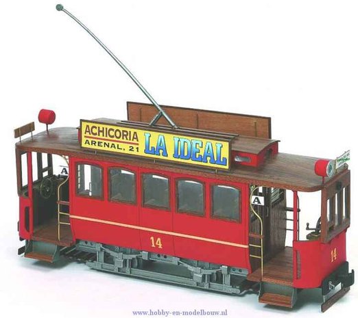 53002; Tram Cibeles Cangrejo voor spoor G; nederlandse bouwbeschrijving; OcCre; Occre modelbouw; modelbouw; modelbouw; modelbou