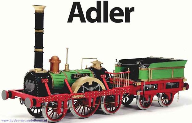 Adler stoomlocomotief; 54001; nederlandse bouwbeschrijving; OcCre; Occre modelbouw;  modelbouw; modelbouw trein; occre modelbou