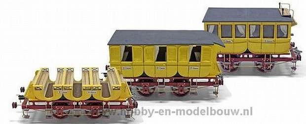 56001; Wagonset voor de Adler; Adler;  modelbouw stoomlocomotief,occre modeltreinen,spoor G,spoor LGB,Spoor 1,schaal 1 op 32,sc