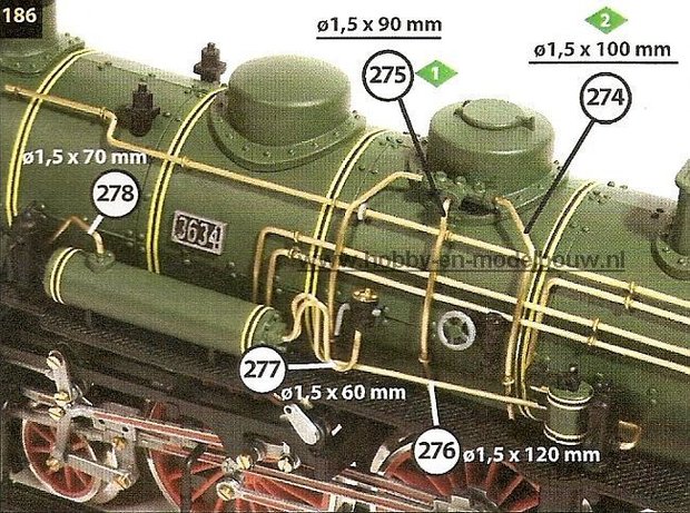 OC54002; Stoomlocomotief S 3/6 BR18 voor spoor 1; modelbouw stoomlocomotief,occre modeltreinen,spoor G,spoor LGB,Spoor 1,schaal