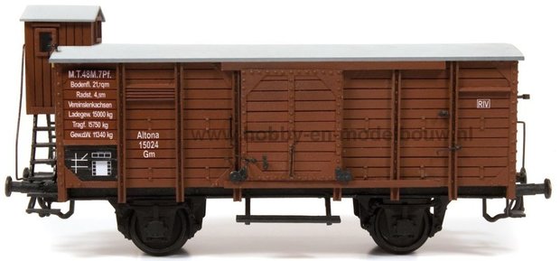 sluitwagen; remmerhuis; Occre: OC56002;  modelbouw stoomlocomotief,occre modeltreinen,spoor G,spoor LGB,Spoor 1,schaal 1 op 32,