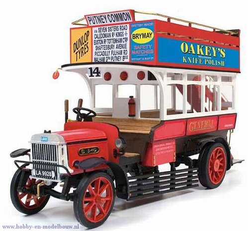 Dennis B-type dubbeldeksbus; OC57000;  modelbouw; Occre modeltreinen,spoor G,spoor LGB,Spoor 1,schaal 1 op 32,schaal 1:32; Occr