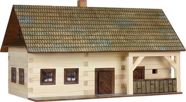 hobby en modelbouw; Hoeve; W03; Walachia; houten speelgoed, houten modelbouw, schaal 1:32; 1:32; modelbouw;