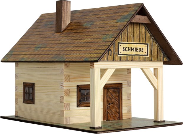 hobby en modelbouw; Smederij; w08; Walachia; houten speelgoed, houten modelbouw, schaal 1:32; 1:32; modelbouw;