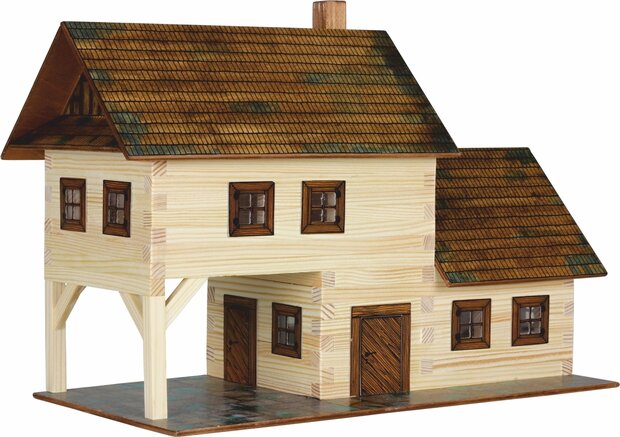 hobby en modelbouw; Gasthuis; W13; Walachia; houten speelgoed, houten modelbouw, schaal 1:32; 1:32; modelbouw;