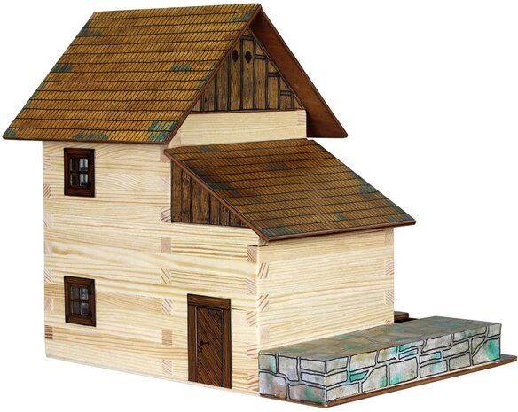 hobby en modelbouw; Watermolen; W16; Walachia; houten speelgoed, houten modelbouw, schaal 1:32; 1:32; modelbouw;