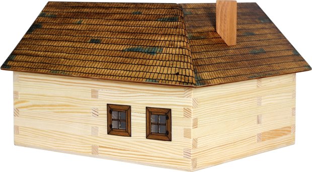 hobby en modelbouw; Vrijstaand huis; W18; Walachia; houten speelgoed, houten modelbouw, schaal 1:32; 1:32; modelbouw; 