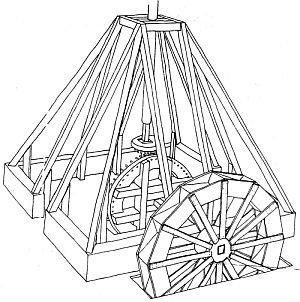 Bouwpakket windmolen, Modelbouw molen, Molen bouwen, Poldermolen, Westermolen Langerak, Watermolen, Schaal 1:50, Schaal 1op50