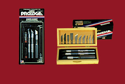 modelbouw; gereedschappen; gereedschapssets; Proedge 30830; 30830; messenset; meshouders;