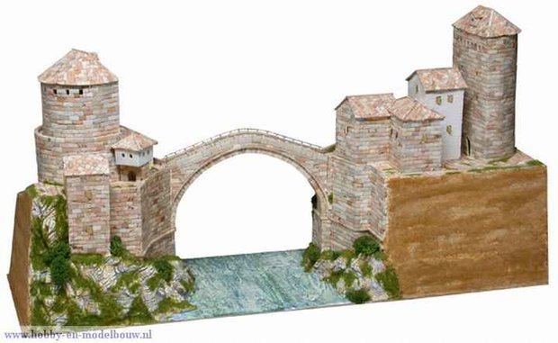  Mostar bridge; bouwpakket; aedes ars; modelbouw;