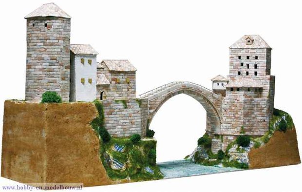  Mostar bridge; bouwpakket; aedes ars; modelbouw;