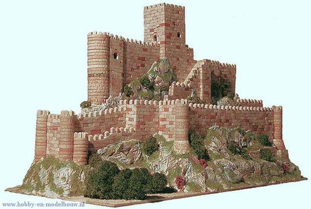 Aedes Ars; 1006; miniatuur kastelen; modelbouw kastelen;  miniatuur burchten; modelbouw burchten; echte steentjes; keramische s