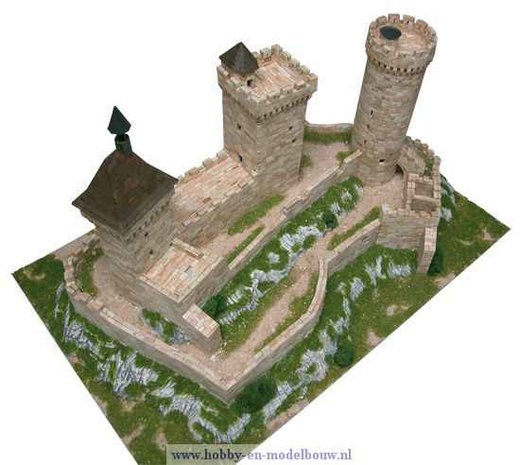 Aedes Ars; 1010; miniatuur kastelen; modelbouw kastelen;  miniatuur burchten; modelbouw burchten; echte steentjes; keramische s