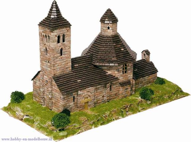 Aedes Ars; AE1103; Vilac church; miniatuur diarama; modelbouw diarama;  miniatuur burchten; modelbouw burchten; echte steentjes