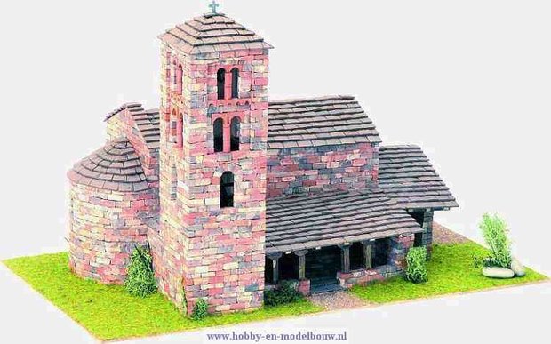 Domus Kits; 40076; St. Joan de Caselles; Romanica; schaal 1:50; 1op50; schaal 1:50; 1op50; modelbouw bruggen;  miniatuur brug; 