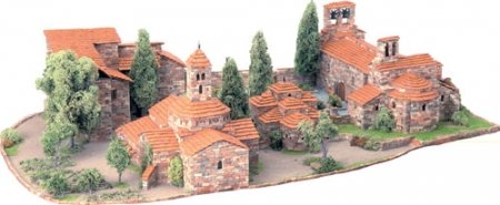 Domus Kits; 40080; St. Pere d'Egara; Romanica; schaal 1:100; 1op100; miniatuur kastelen; modelbouw kastelen;  miniatuur 