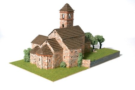 Domus Kits; 40501; St. Feliu de Barruera; Romanica; schaal 1:87; 1op87; miniatuur kastelen; modelbouw kastelen;  miniatuur burc