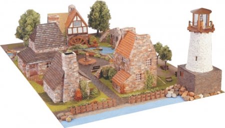 Domus Kits; 40300; Country Side Town; Country; schaal 1:50; 1op50; modelbouw bruggen;  miniatuur brug; modelbouw brug; echte st