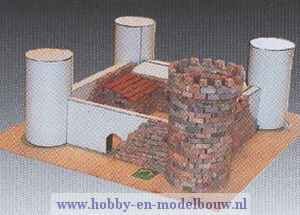 Domus Kits; 40901; Castellum 1, schaal 1:145; miniatuur kastelen; modelbouw kastelen;  miniatuur burchten; modelbouw burchten; 