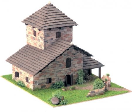 Domus Kits; 40038; Rustica 4; modelbouw bruggen;  miniatuur brug; modelbouw brug; echte steentjes; keramische steentjes; kleine