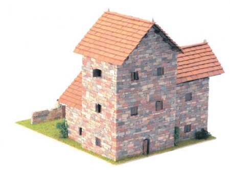 Domus Kits; 40039; Rustica 5; schaal 1:60; 1op60; modelbouw bruggen;  miniatuur brug; modelbouw brug; echte steentjes; keramisc