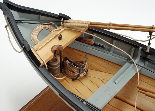 Walvisboot van museumkwaliteit; houten modelbouw; amati; AMATI; modelbouw boot; 