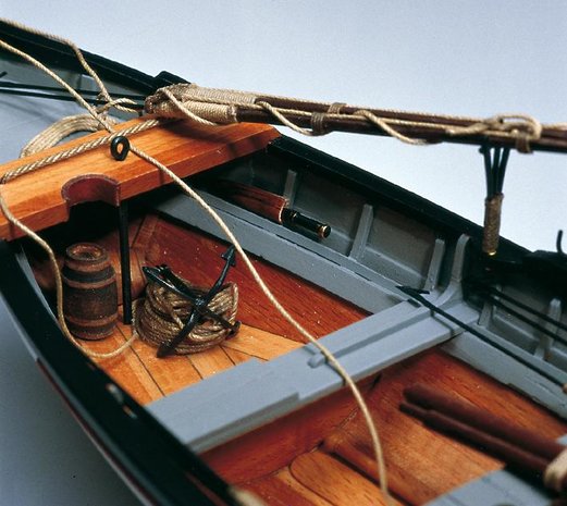 Walvisboot van museumkwaliteit; houten modelbouw; amati; AMATI; modelbouw boot; 