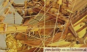 H.M.S. Victory zonder zeilen; oorlogsschepen; mantua; vissersboot; modelbouw schepen voor beginners; modelbouw schepen; modelbo