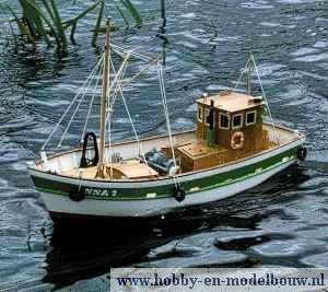 Viskotter Anna 2; Viskotter; Aeronaut; modelbouw boten hout; modelbouw schepen binnenvaart; modelbouw schepen; modelbouw schepe