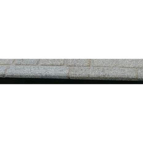 Stoeprand grijs steen, 38*8*3 mm (L*B*H)