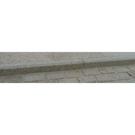 Stoeprand grijze steen, 76*8*10 mm (L*B*H)