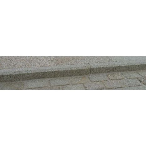 Stoeprand grijze steen, 76*8*10 mm (L*B*H)
